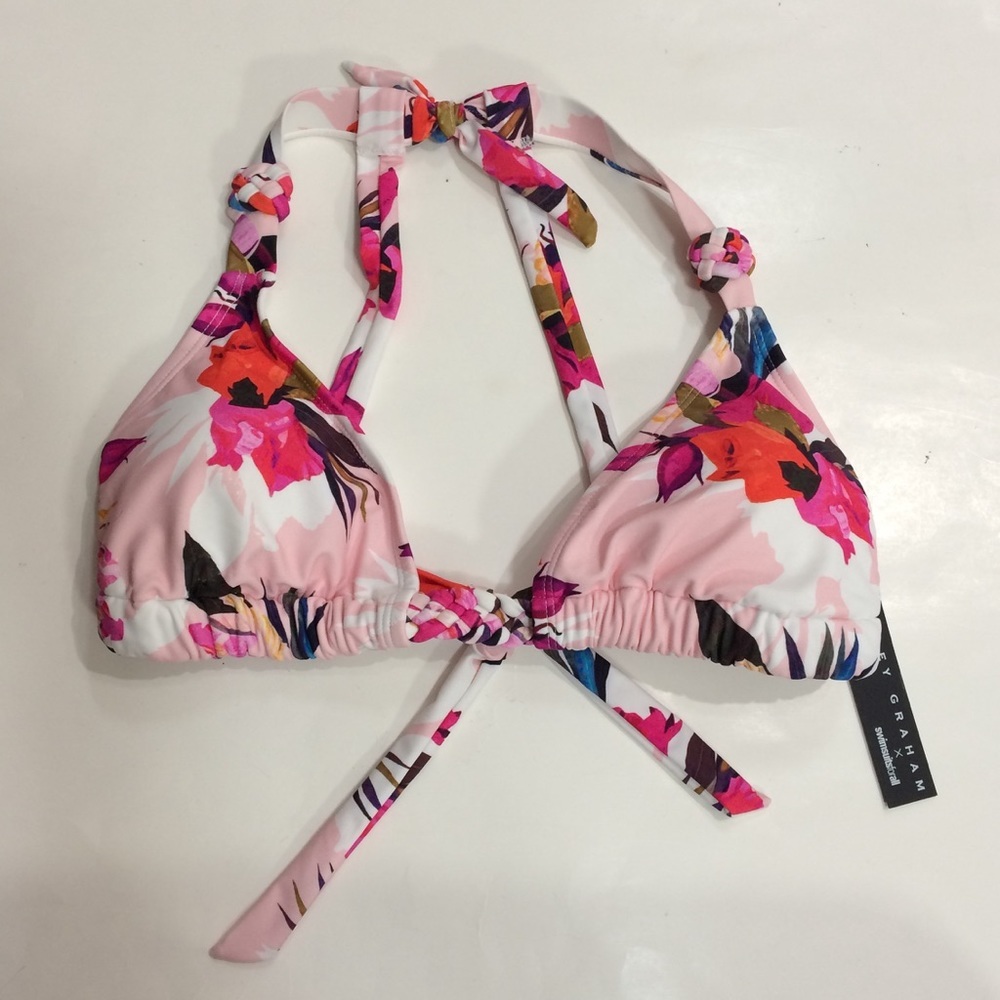 Ashley Graham X Swimsuits For All Princesa Floral Bikini Top